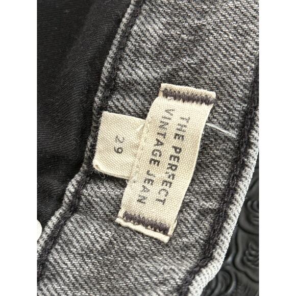 Madewell Jeans Women's 29 The Perfect Vintage Jean Gray Wash - Picture 5 of 7